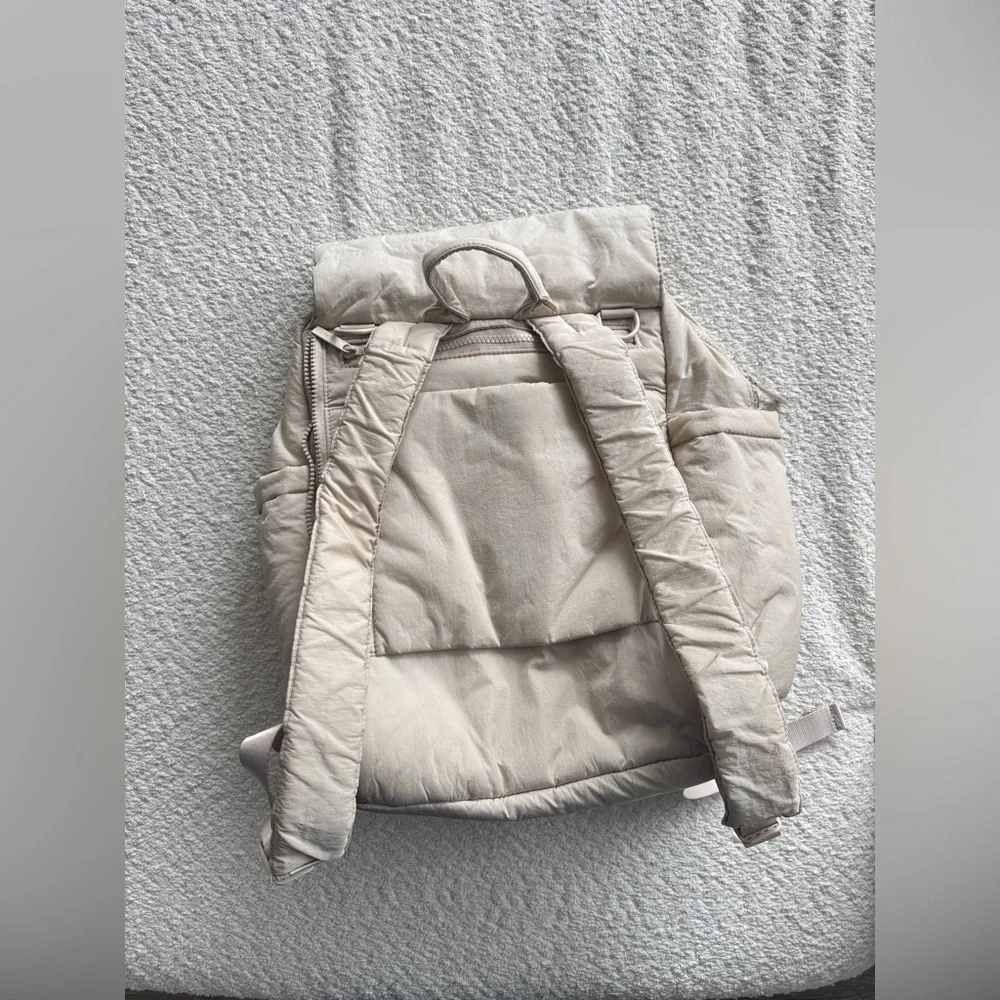 CALPAK Diaper Backpack with Laptop Sleeve in Oatmeal